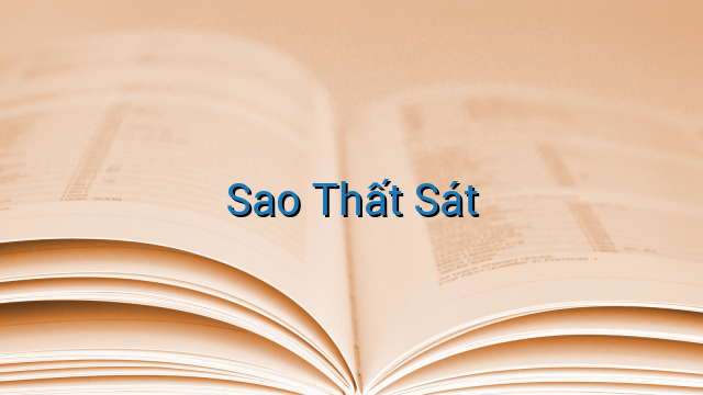 Sao Thất Sát