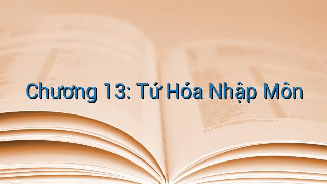 Chương 13: Tứ Hóa Nhập Môn
