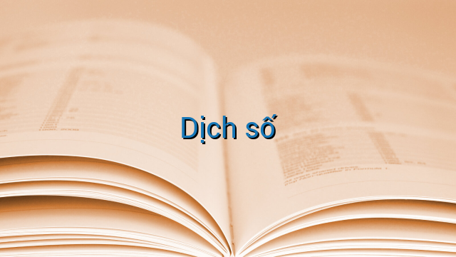 Dịch số