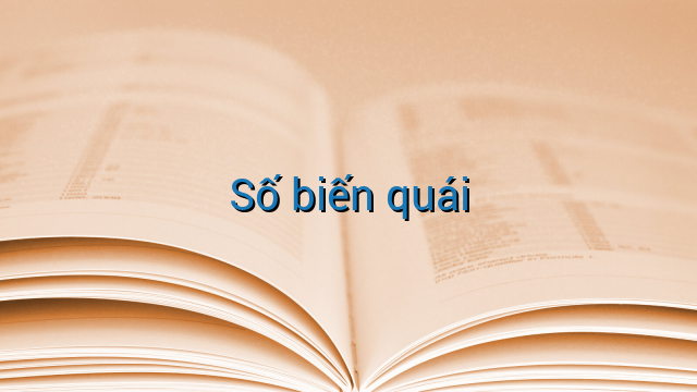 Số biến quái