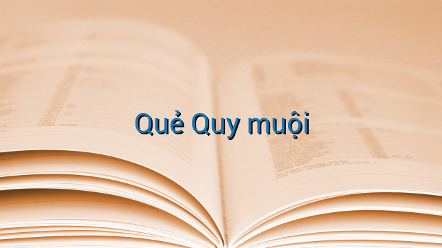 Quẻ Quy muội