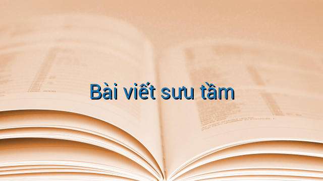 Bài viết sưu tầm