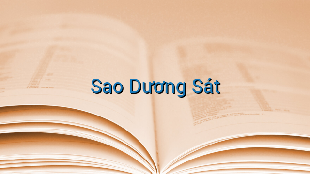 Sao Dương Sát